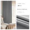 Cortina opaca de color crema de doble cara de algodón y lino estilo japonés 2023 nueva moderna simple para sala de estar, dormitorio, estudio