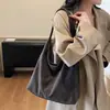 Bolsa Grande Retro Escarchada de Alta Gama para Mujer 2025 Nuevo Bolso de Hombro de Gran Capacidad para Otoño e Invierno Bolso Tote Versátil para el Trabajo