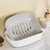 Caja de Jabón con Drenaje para Baño de Casa Doble Capa Estante Grande para Guardar Jabón Caja de Jabón para Lavandería Venta al por Mayor