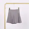 Saia Curta Lulu com Shorts de Yoga Embutidos, Saia de Secagem Rápida para Mulheres, Saia Esportiva de Tênis, Roupa Fitness Anti-Exposição para Mulheres
