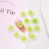Nova Flor de Resina Macia Gardênia Rosa Cor Mutável Luminosa Resina Estereoscópica Diamante DIY Arte de Unha Joias Acessórios