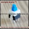 Interruptor Auto-Travante de Cabeça Alta 7*7 Linha Dupla 6 Pinos 3 Pinos Cabeça Alta Auto-Travante Sem Trava Chave de Brinquedo