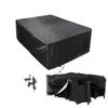 Tela Oxford 210D Cubierta a Prueba de Polvo y Sol para Exteriores Cubierta para Mesa y Silla Cuadrada Cubierta para Muebles de Jardín para Exteriores Cubierta Impermeable para Muebles Polvo