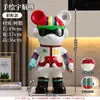 Estatueta de Urso Astronauta Descolado Tendência Minimalista Italiano Decoração para Sala de Estar e Gabinete de TV Venda Direta da Fábrica Atacado