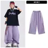 Roupas da moda infantil para street dance, trajes de dança legais para meninos de hip-hop, roupas da moda de verão para meninas de dança jazz, Trajes de apresentação para o Dia das Crianças