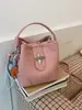 Cesta de Legumes Bolsa Balde Feminina 2026 Nova Moda de Verão Versátil Bolsa de Ombro Transversal Bolsa de Mão Feminina