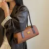 Bolso baguette único para el hombro para mujer, simple y práctico para ir al trabajo, bolso de hombro de gran capacidad, bolso de mano tipo baguette versátil