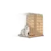 Jaula para Gatos Inodoro para Gatos del Hogar Villa Integrada para Gatos Sin Ocupar Espacio Jaula para Gatos Súper Grande Espacio Libre Nido para Gatos de Interior