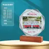 Trofeo de Cristal para Jóvenes, Regalo Creativo Conmemorativo de Temporada de Graduación, Regalo Personalizado para el Día del Maestro, Adorno de Recuerdo para Compañeros de Clase