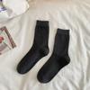 Calcetines de Color Sólido para Niños Calcetines de Algodón de Color Sólido de Tubo Medio Primavera Verano Otoño Ins de Moda JK Calcetines Bajos Calcetines de Pantorrilla Estilo Ballet