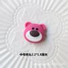 Dibujos Animados Rosa Rojo Oso Fresa m Frijol Resina Accesorios de Joyería Carcasa para Teléfono Móvil Accesorios para el Cabello Material DIY Accesorios para Caja de Almacenamiento