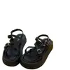 Sandalias Plataforma Abiertas de Plataforma Gruesa Estilo Niche para Mujer Verano 2026 Nuevo Estilo Coreano Versátiles Antideslizantes Playa Sandalias Romanas