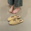 Mocasines Planos de Punta Cerrada con Boca Baja, Zapatos de Hada para Uso en Exteriores, Nuevos Zapatos Slip-On Estilo Chino Otoño 2025
