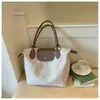 Bolsa de Tote de Pana Casual Estilo Coreano para Mujer Nueva Moda Gran Capacidad Bolsa para Viajes Diarios Versátil Bolso de Hombro Único de Axila Moderno