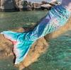Atacado de fábrica cauda de sereia saco de dormir infantil manta de sereia bebê à prova de chutes manta de flanela infantil