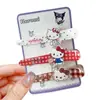 Serie de pato clip de Kitty de Sanrio un par de accesorios de acrílico de dibujos animados material hecho a mano para bricolaje tocado zapatos combinación de flores