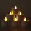 Venta al por mayor de fábrica Velas Electrónicas LED Intermitentes Impermeables para Exteriores, sin Humo, con Llama, Autoignición, Solares