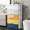 Mesa de Cabeceira Simples Moderna para Quarto Principal Apartamento Pequeno Tipo Gaveta Armazenamento e Exibição para Quarto Armário de Armazenamento para Montagem