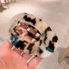Nuevo Pinza para el Cabello de Lujo con Forma de Concha para la Parte Posterior de la Cabeza, Pinza Curva Grande de Acetato con Abalón para Cabello Grueso