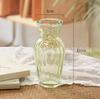 Venta al por mayor, simple, ligero, de lujo, estilo antiguo, mini florero hidropónico, planta verde, decoración para el hogar y la sala de estar, florero de vidrio