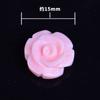 Concha Reina Natural Rouge Cuentas Dispersas Espalda Rosa Nube Tallado Pulsera de Cuentas DIY Femenina Concha Reina Rouge Concha de Caracol