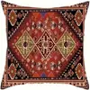 Série Mandalas Vintage Capa de Almofada Estampada em Linho Bolsa Divertida para Casa Adequada para Capa de Almofada Sem Enchimento
