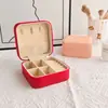 Caja de Joyería de Malla Lujosa Ligera para Viaje, Caja de Almacenamiento para Maquillaje, Anillos, Pendientes, Juguetes