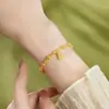 Pulsera de la Fortuna con Forma de Calabaza de Plata de Ley S925 para Mujer, Nueva Moda Estilo Chino Pulsera Exquisita con Sensación de Alta Gama, Regalo para Novia