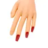 Mão Protética para Nail Art, Mão de Prática para Nail Art, Mão Protética de Prática, Dedos Podem Ser Dobrados, Mão Masculina, Suporte de Mão Masculina