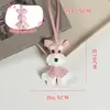 Colgante personalizado de cachorro de perro Schnauzer en cuero, llavero creativo de cachorro para coche, decoración de bolso, colgante, disponible para venta al por mayor