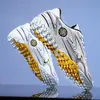 Zapatos de Fútbol de Talla Grande Transfronterizos con Tacos Largos para Niños, Zapatos de Entrenamiento para Exteriores con Tacos Pequeños para Estudiantes de Primaria y Secundaria, Zapatos de Competición para Estudiantes de Primaria y Secundaria