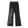 Calças Casuais Femininas Estilo Coreano Primavera 2025 Calças Populares Juvenis Jeans Cor Pura Fornecimento de Primeira Mão Fornecimento Direto