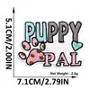 Nuevos Parches de Tela Bordados con Frases en Inglés Personalizadas con Adhesivo Termofusible, Parches Decorativos Lindos de Perro mm, Parches en Stock