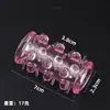 Anillo de Bloqueo Bola de Dragón de Cristal Anillo de Diente de Lobo Retrasado Anillo de Ojo de Oveja Conjunto de Restricción de Pene Juguete Sexual para Adultos