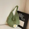Bolso Tote de Algodón con Flores Caladas de Gran Capacidad para Mujer 2025 Nuevo Verano Vacaciones en la Costa Bolso de Hombro Tejido