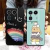 Para MOTO Edge50 Ultra/X50 Ultra Phone Case Engraçado Personalidade Feminino Novo Cor Sólida Casal