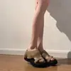 Chanclas Populares Retro con Borlas para Aumentar la Altura Verano 2026 Nuevas Casuales de Vacaciones Playa Estilo Bohemio Vacaciones