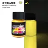 Polvo Luminoso Fluorescente de Alto Brillo de Larga Duración de 12 Colores Transfronterizo Polvo Fluorescente Pigmento Luminoso Aceitoso para Manualidades con Resina Epoxi DIY 20g