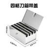 Soporte para Cuchillos de Acero Inoxidable Caja para Cuchillos de Cocina con Tapa Estante para Guardar Cuchillos con Tapa Hotel Soporte Grande para Cuchillos Caja para Cuchillos de Cocina Comercial