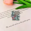 Venta Caliente Transfronteriza Día de San Valentín Temática de Amor Acrílico Resina Una Cara Dibujos Animados Abeja Moño Cápsula Accesorios