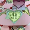 Pastel en Forma de Corazón de Oro Puro 999, Te Amo por Diez Mil Años Adorno de Regalo, Feliz Cumpleaños, Día de la Mujer Tienda de Oro Regalo Promocional