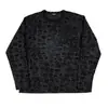 Camiseta Informal de Manga Larga Estampado de Leopardo Estilo Retro Americano Y2K Moda Personalizada Remaches Decoración Metálica Transfronteriza Europea y Americana Otoño e Invierno