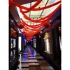 Festival da Primavera Supermercado Shopping Center Decoração de Ano Novo Flores Vermelhas Puxadas Tiras Redondas Pequenas Tamanho Tiras Redondas Vermelhas Tiras Coloridas Layout de Decoração de Ano Novo