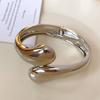 Pulsera Cóncava Irregular Transfronteriza Europea y Americana para Mujer Pulsera Simple de Alta Gama Nicho Estilo Frío Personalidad Joyería