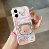 Adecuado para Apple, se convierte instantáneamente en 17promax, pareja de dibujos animados, Hello Kitty gato KT, funda blanda y dura para teléfono móvil iPhone, personalizada UV