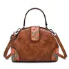 Bolsa Popular Transfronteriza para Mujer, Nuevo Bordado Estilo Chino Vintage, Adecuada para Combinar con Cheongsam, Bolso de Mano, Cruzado, Bolso de Hombro para Mujer