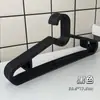 Colgador de plástico grueso con recubrimiento nuevo estilo extra grueso para adultos plástico con recubrimiento antideslizante sin marcas colgador de ropa colgador de ropa para niños
