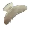 Grampo de Cabelo Cor de Gelatina de Gelo de Verão, Cor Sólida, Design Antiderrapante com Dentes Grandes, Presilha Tubarão Fashion para Cabelo Meio Preso, Acessório de Cabelo Presilha de Rabo de Cavalo