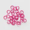 Acessórios para Joias DIY 1.2*10mm Metal Pintado Anel de Conexão de Círculo Único com Argola Pendente Feita à Mão Anel Aberto Colorido