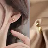 Pendientes Cuadrados Largos Estilo Minimalista Femeninos Nicho Pendientes Geométricos de Alta Gama Estilo Coreano Clavos de Oreja Cuadrados Mini Simples